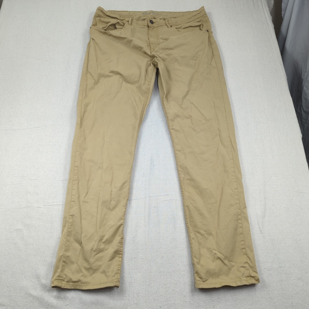 Robert Graham Pants Mens 38x34 Khaki Chino Straight Casual Preppy